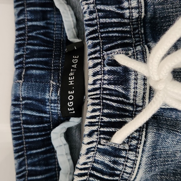 LEGOE HERITAGE denim maternity shorts - Picture 2 of 3